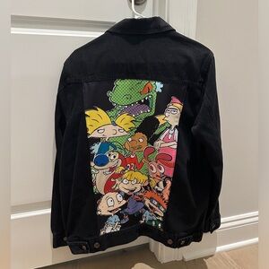 FashionNova x Nickelodeon Denim Jean Jacket